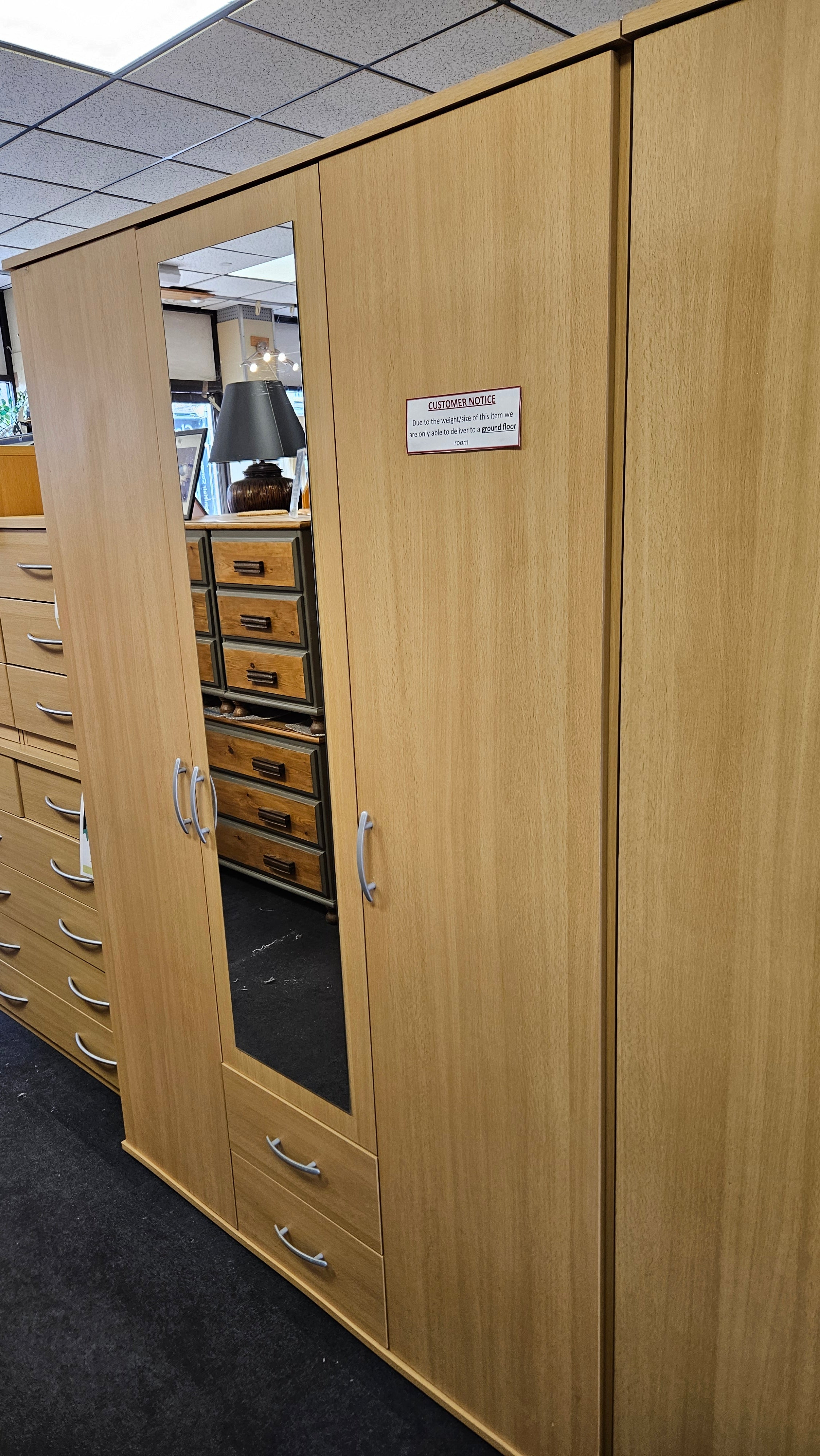 Triple wardrobe