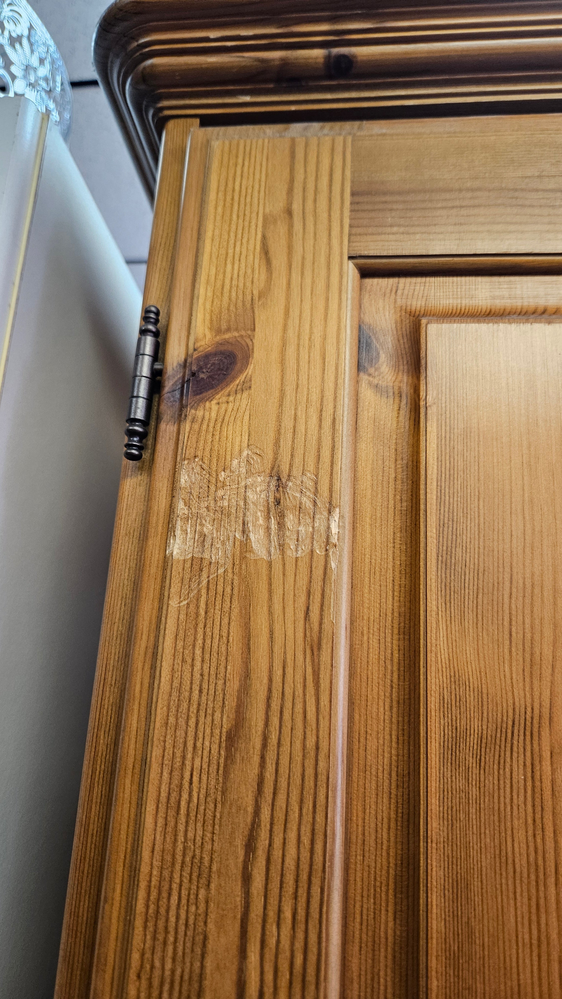 Pine wardrobe
