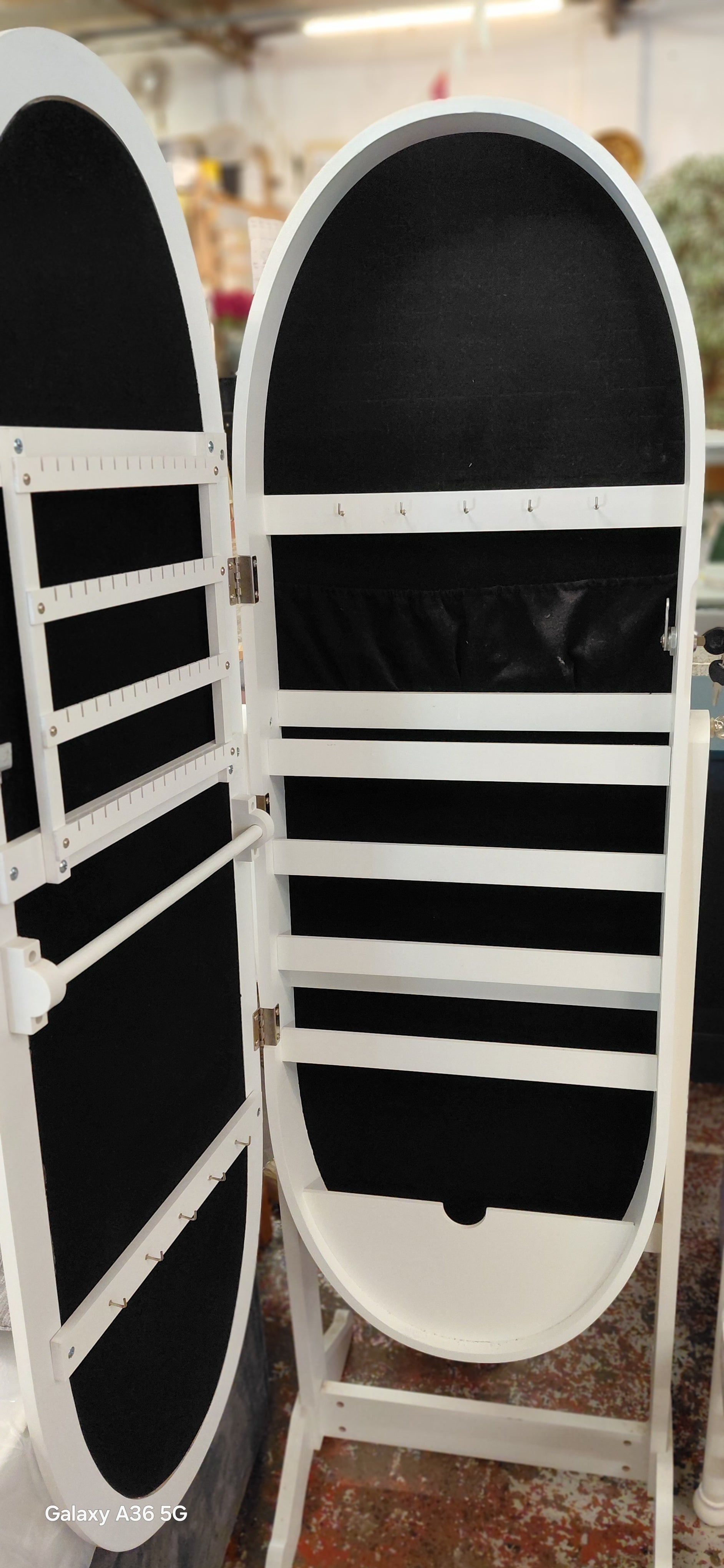 Mirror Jewellery Cabinet