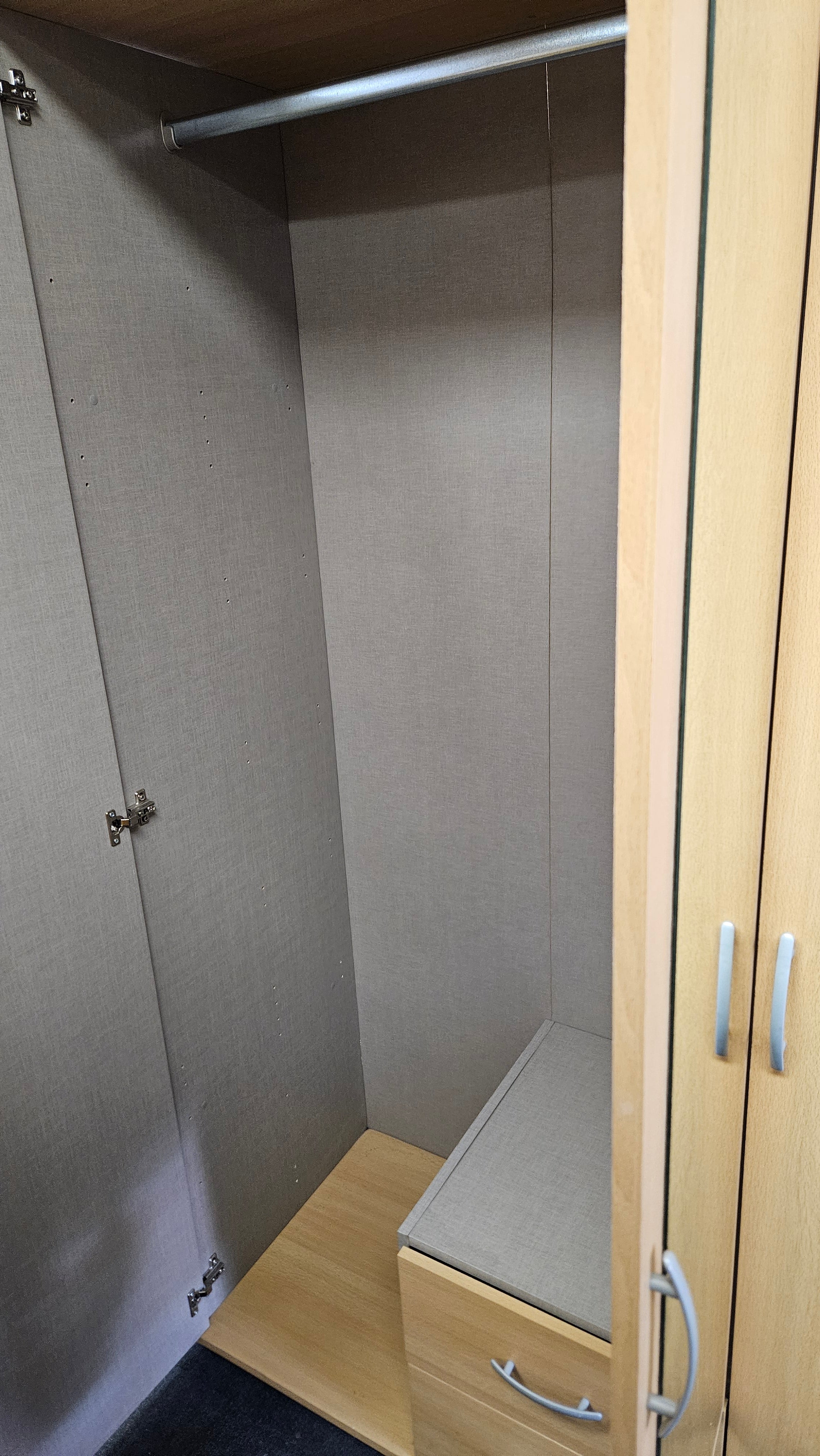 Triple wardrobe