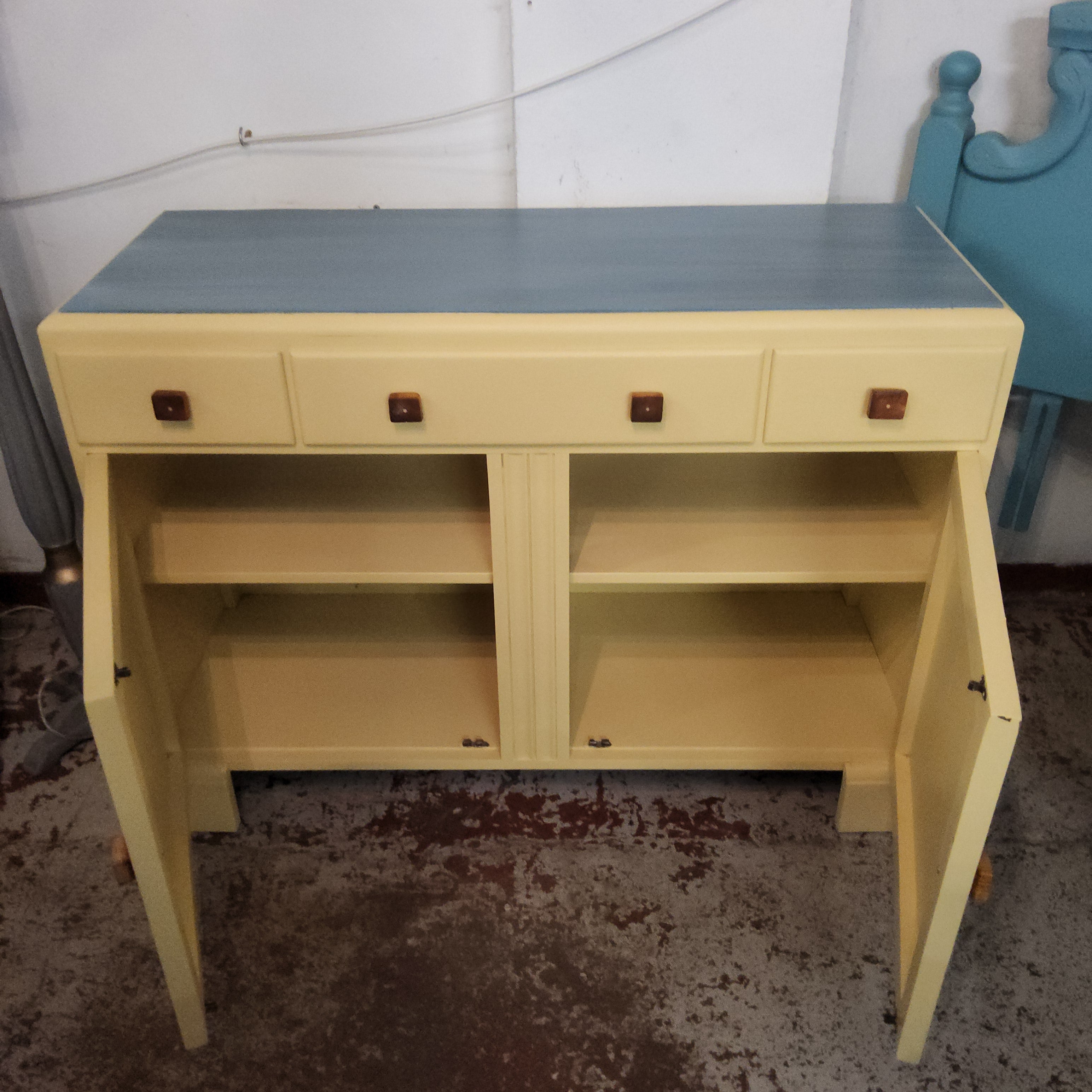 Hand Painted Sideboard by HMP Bristol