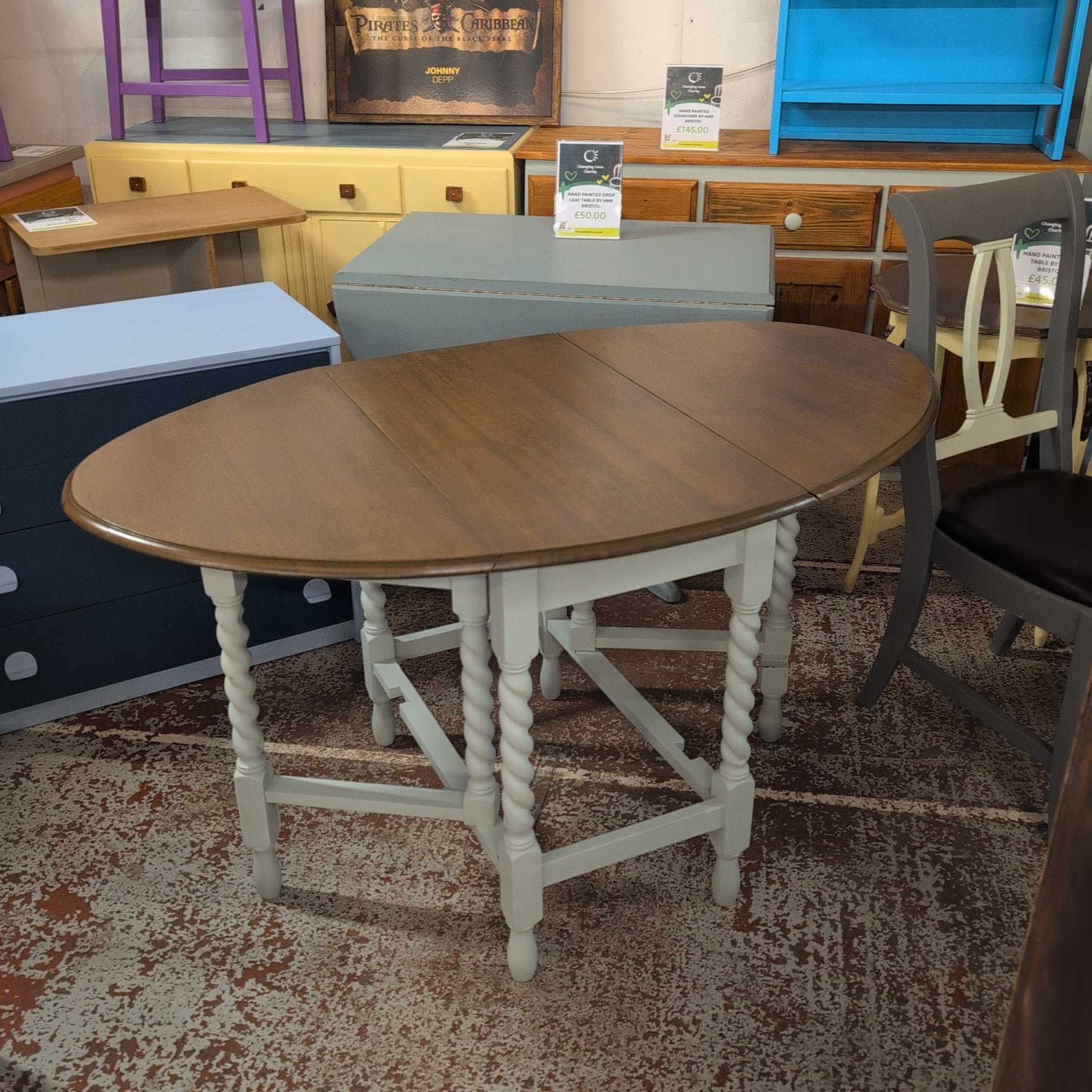 HMP Bristol Drop Leaf Table